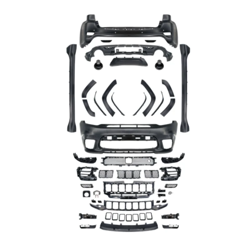 2014‑2020 Automobile Full Facelift Body Kit, Mod Fittings With Front Rear Bumper, Side Skirt And Engine Hood