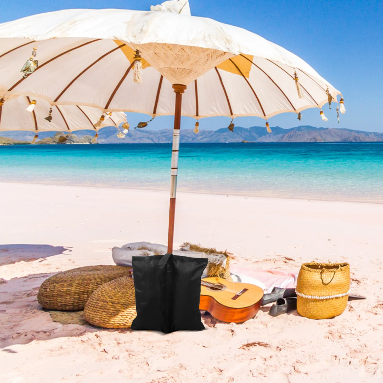 

4Pcs Tent Fixed Sandbag Durable Weight Bag for Canopy Tent Easy Installation Suitable for Beach Camping Picnic