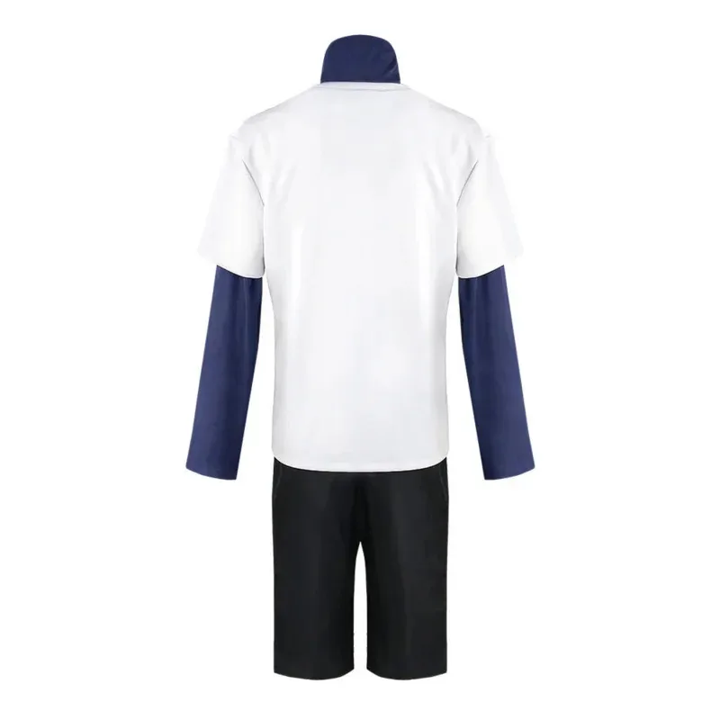 Anime Hunter X Hunter Killua Zoldyck คอสเพลย์เครื่องแต่งกายชุดเครื่องแต่งกายฮาโลวีนสําหรับผู้หญิงผู้ชายเสื้อยืดกางเกงขาสั้นเสื้อผ้าวิกผม