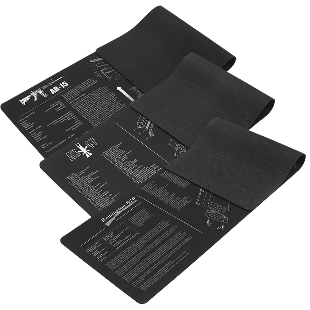 Gun Cleaning Mat with Part Diagram and Instructions Armorer Bench Mat Mouse Padwith Parts Diagram and Instructions Mouse Pad Mat