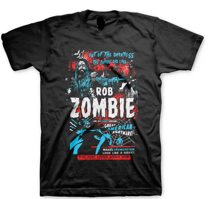 

CUTE..Rob Zombie T Shirt HOT Mom Gift For Fan - New CUTE, Dad Gift