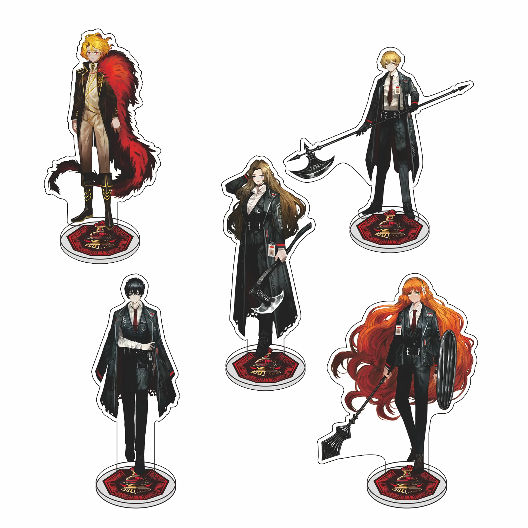 Limbus Company Yi Sang Acrylic Stand Faust Toy Model Figure Display Anime Goods Collection Desk Decoration Ornament Accesorios