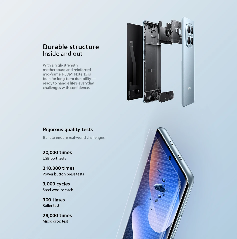 【World Premiere】Global Version Xiaomi Redmi Note 15 MTK Helio G100-Ultra Smartphone 6.77" AMOLED display 108MP camera 6000mAh