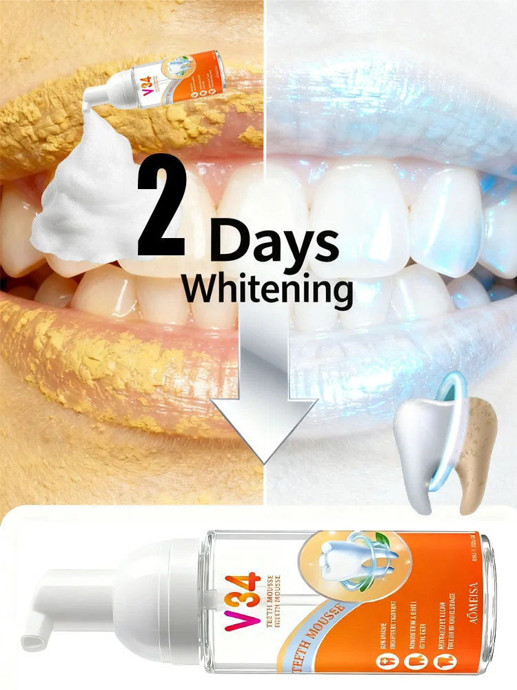 Whiten teeth quickly in two days