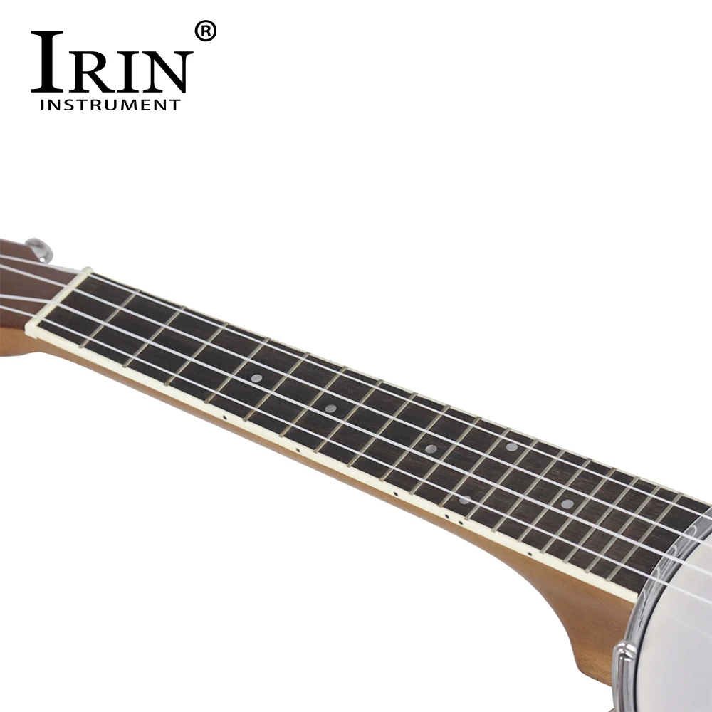 IRIN 4 Strings Banjo Ukulele Maple Neck Rosewood Fingerboard Banjo Concert Banjolele Professional Musical Instrument with Case