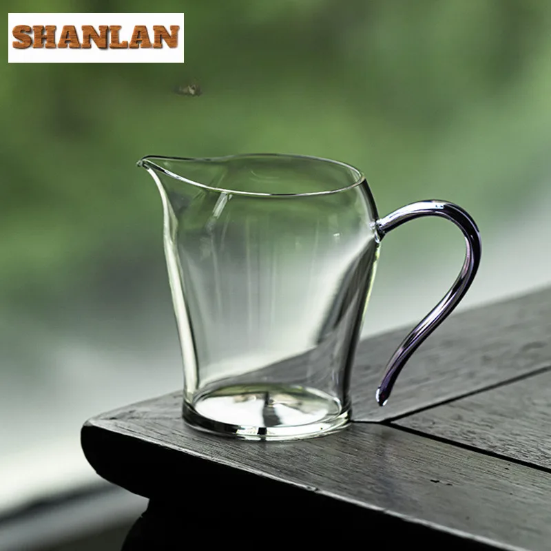 

250ml High Borosilicate Transparent Glass Tea Pitcher Tea Divider ChaHai Dispenser Justice Cup Fair Mug Tea Services Accessories