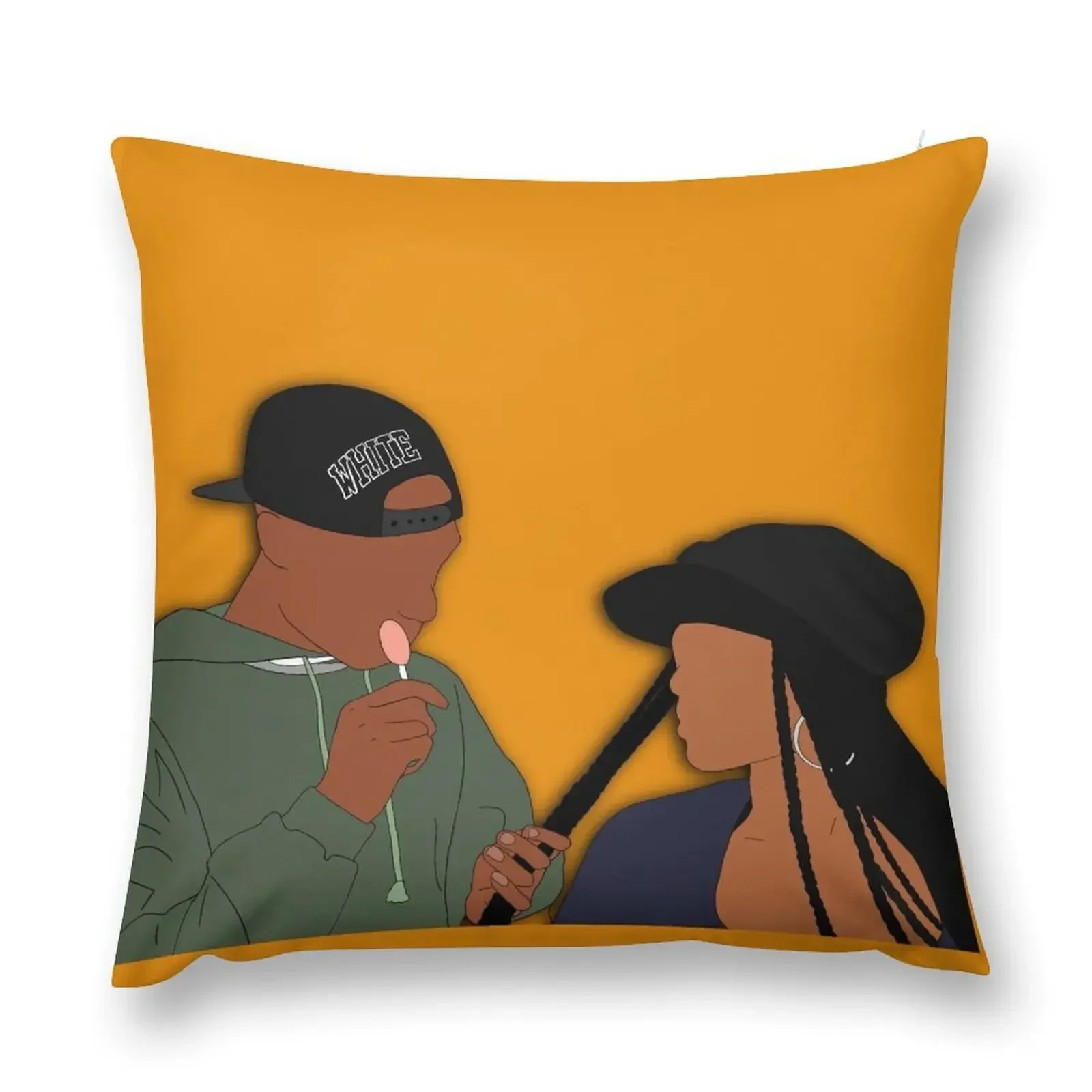 Poetic Justice Fan Art Sticker Throw Pillow Pillowcases For Pillows pillows decor home Cushion Cover Set pillow