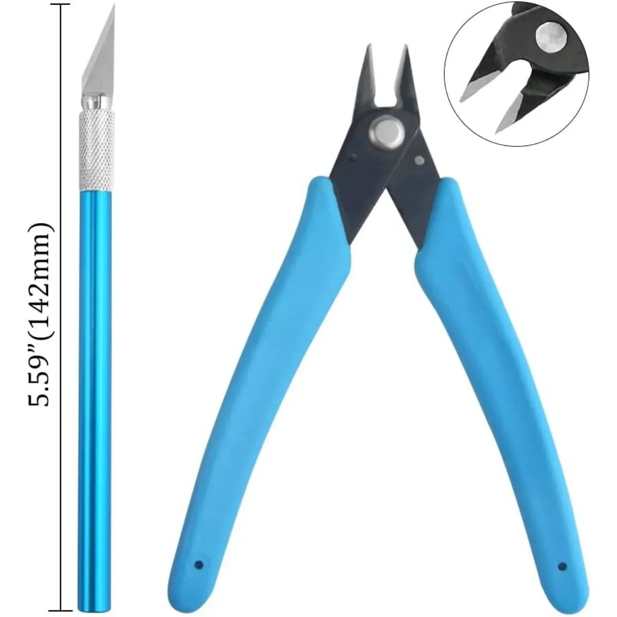 Conjunto de ferramentas Modelador Basic 8 peças: kit essencial para construção de modelos de carros e Gundam, perfeito para iniciantes e aficionados.