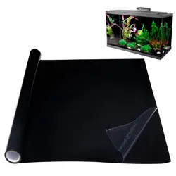 Aquarium Wallpaper Static Cling Black Fish Tank Backdrop Aquarium Poster Background Aquarium Backdrop for Fish Tank
