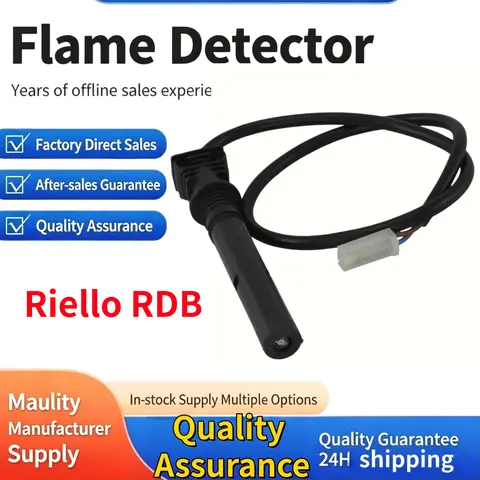 Oil Burner RDB Flame Sensor Long Housing High Sensitivity Photocell Industrial Fire Detector Accessory, 24h Fast Shipping