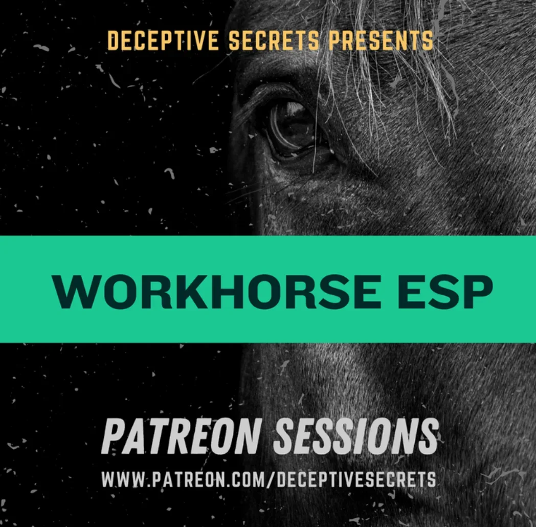 

Patreon Sessions - Workhorse ESP by Deceptive Secrets [subt. Eng., Fra., Esp., Ita.] - Magic tricks (Instant Download)