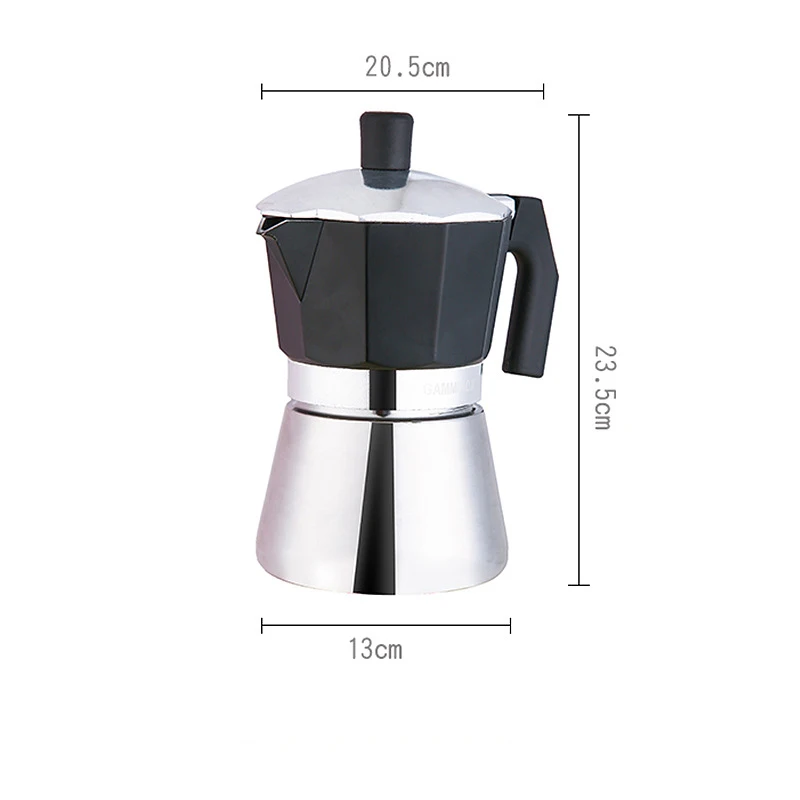 Custom Mesin Kopi Machine A Cafe Italian Style Stovetop Espresso Coffeemaker 3 6 9 12 Cups Mocha Maker Mokapot Coffee Moka Pot