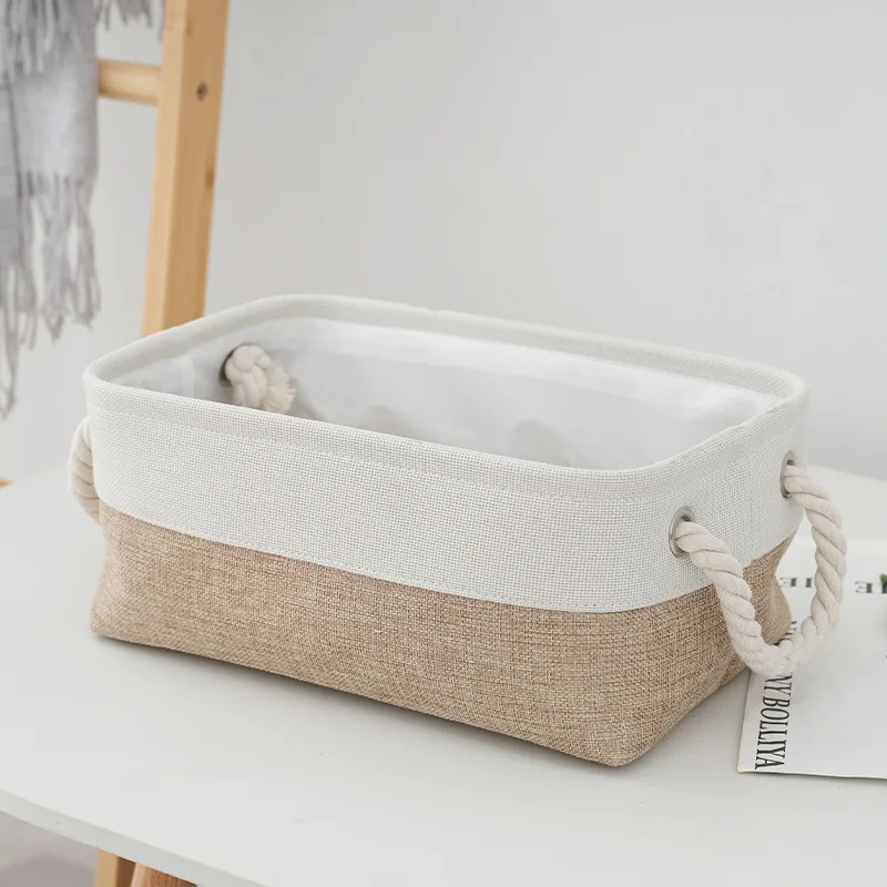 Clothes Storage Basket Home Supplies Sundries Sorting Basket Folding Linen Organizer Box Underwear Socks Baby Toys Storage