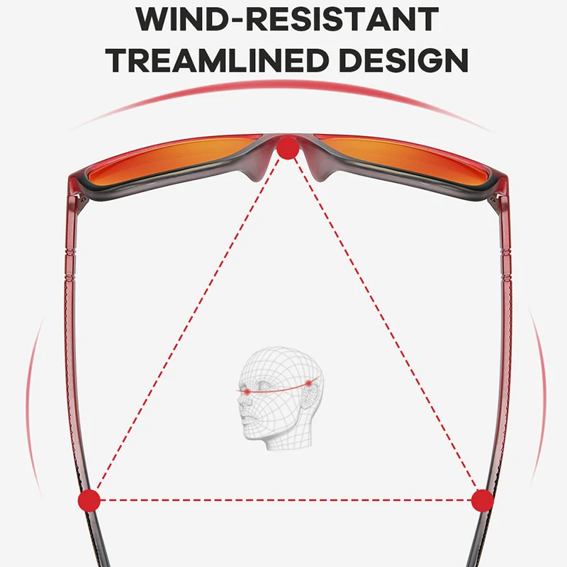 SEPFOX Men Polarized Fishing Sunglasses Cycling Riding Hiking Driving Glasses For Outdoor Sports Mirrored Lens UV400 Eyewear