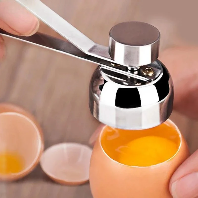 Edelstahl Ei Schere Ei Topper Cutter Shell Opener Edelstahl Gekochtes Rohes Ei Offene Kreative Küche Werkzeuge