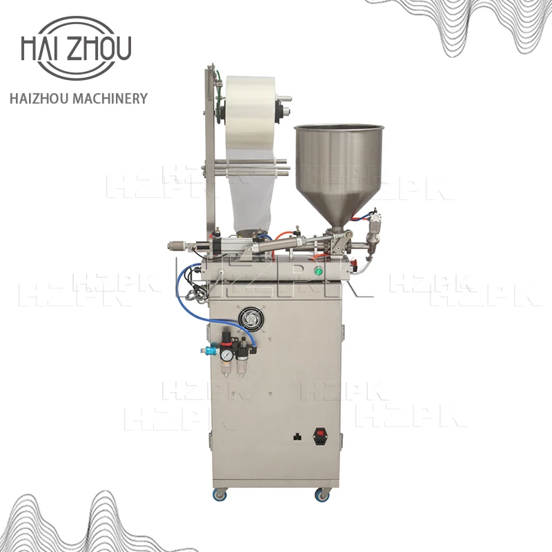 HAIZHOU Commercial Vertical Paste Packing Machine | Automatic Three-Side Sealing for Food and Cosmetics HZFS-200