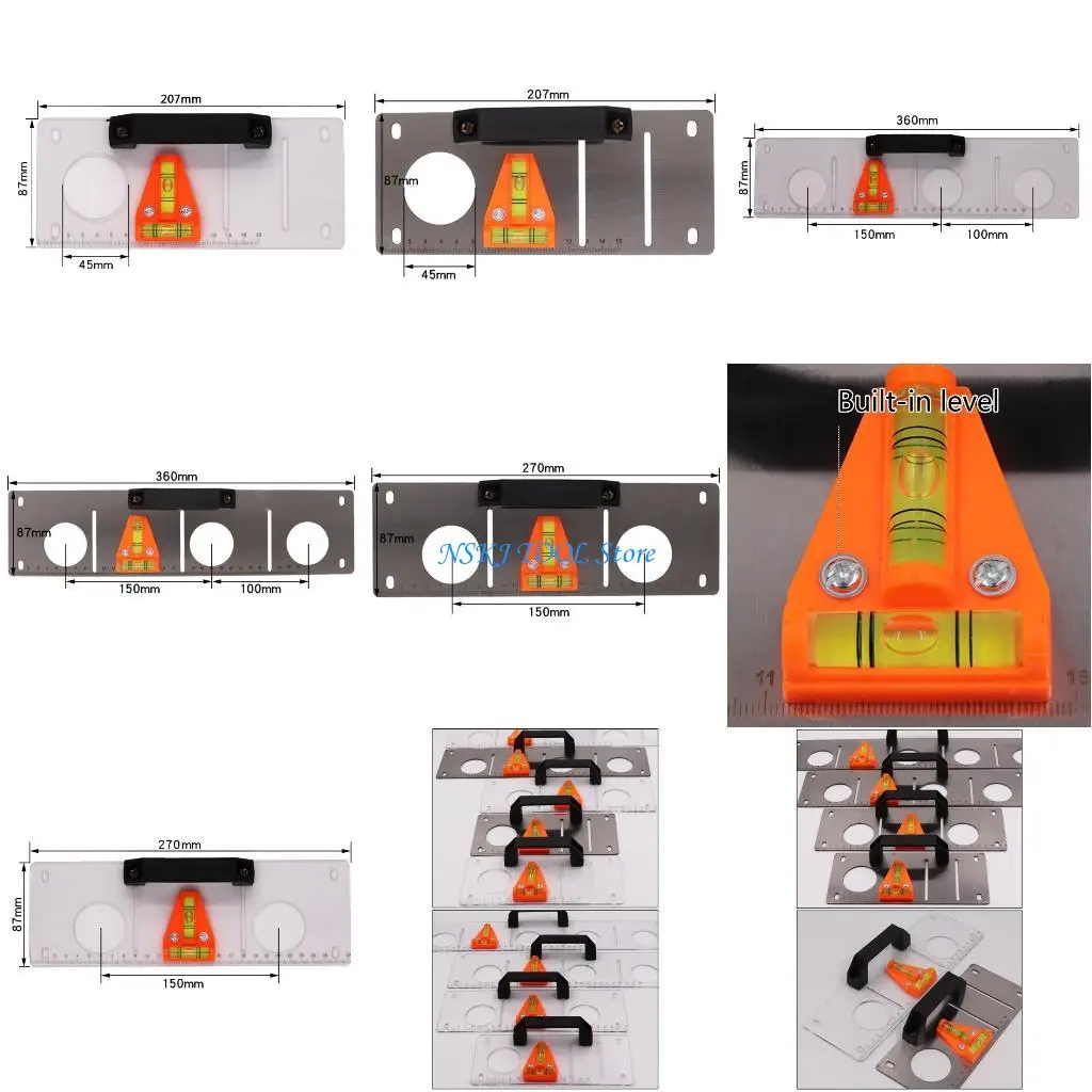 

L8RC Carpenter Woodworking Mark Electrical Box Cutout Locator Draw Line-Tools