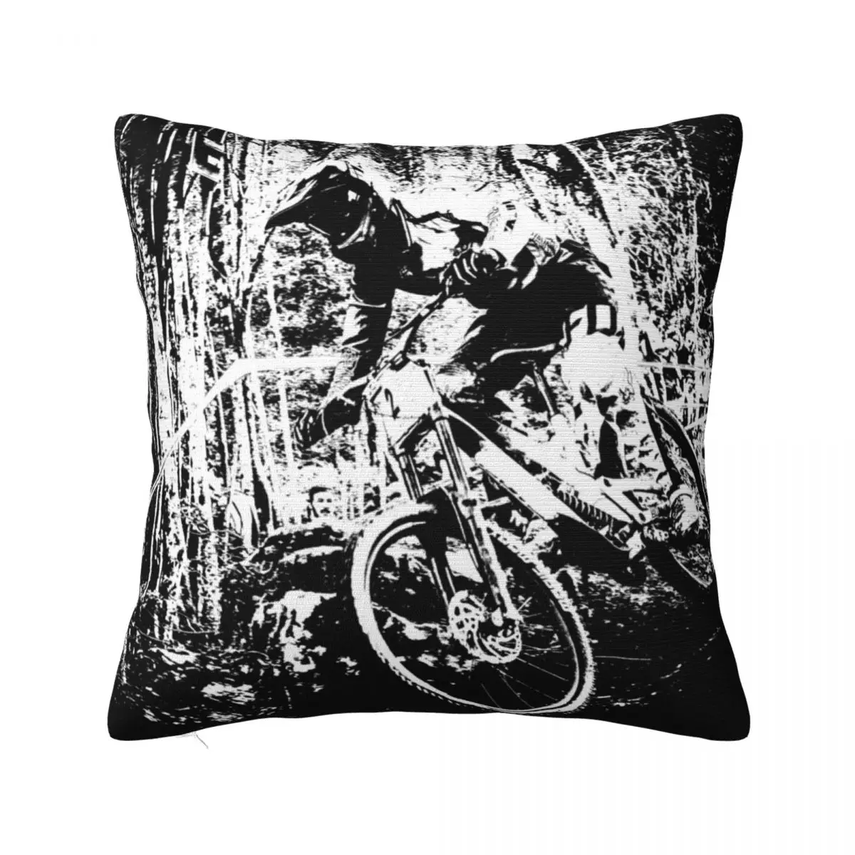 

downhill mountain biking Throw Pillow Decorative Cushions For Luxury Sofa Christmas Throw Pillows Covers Cushion Child