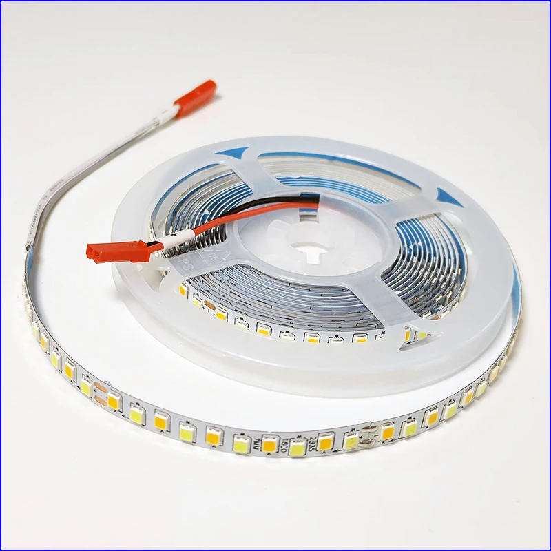 3meters 2835-7mm-180D 3Colors Constant Current LED Strip with 3000K+6500K LED Ribbon 5B9C×2