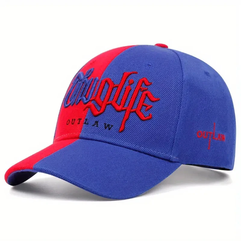 2025 الإبداعية الجديدة قبعة بيسبول الشغب الحياة المطرزة الرجال الشارع الهيب هوب التزلج قبعة المرأة في الهواء الطلق الترفيه ظلة قبعة #5