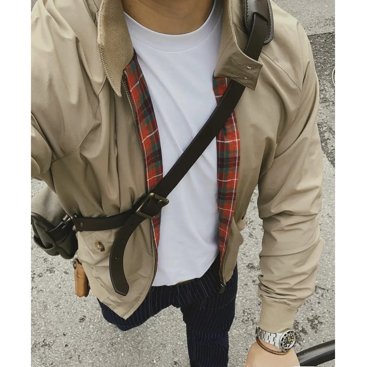 Harrington Jacket American Vintage Thin Tooling Ami Kaji Executive High-end Men's Jacket