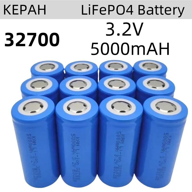 3.2V 32700 5000mAh LiFePO4 Battery 35A Continuous Discharge Maximum 55A High power battery battery lifepo4 3.2v Real Capacity