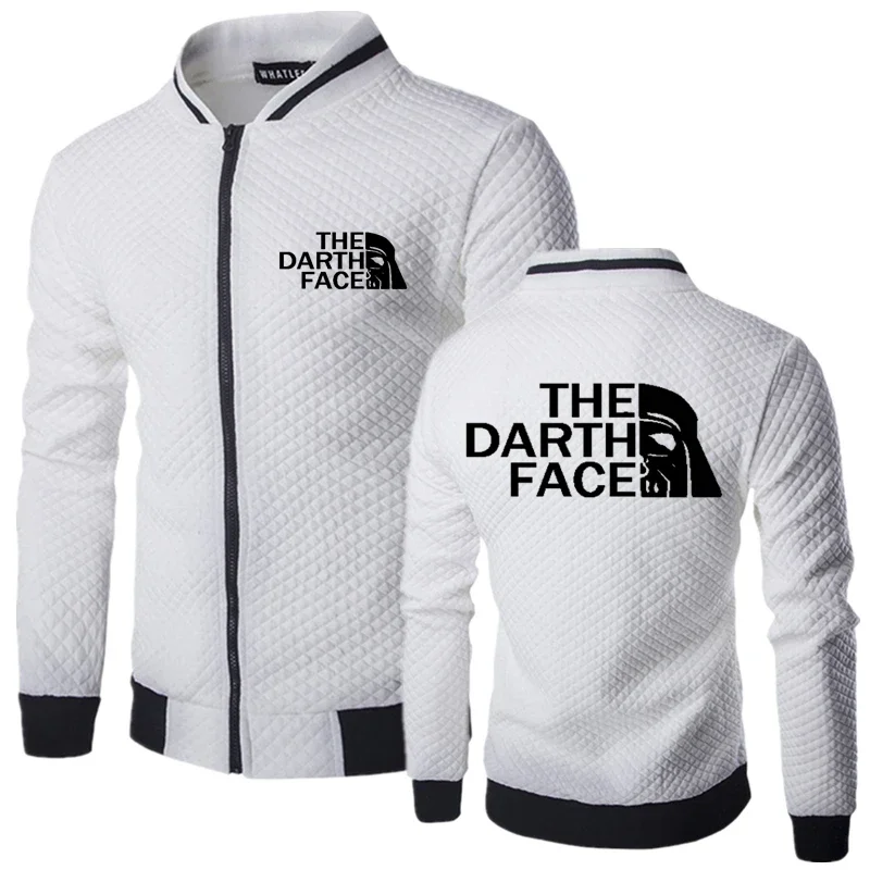 Spring Men Handsome Jacket Famous Outdoor Brand THE DARTH FACE Logo Print Customizable Logo Men Breathable Zipper Jacket Trend