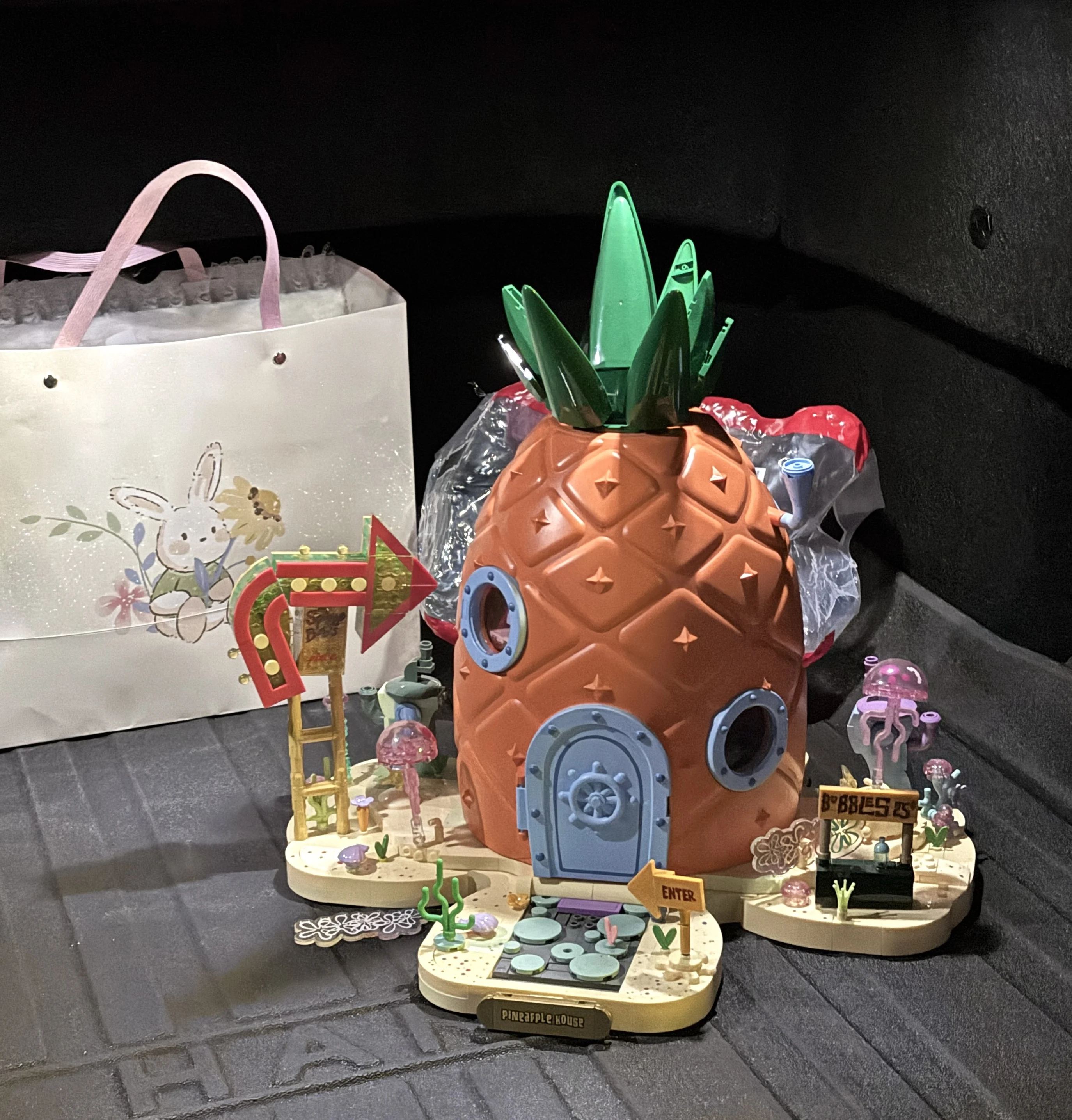 

Area-X Spongebob Pineapple House Building Blocks Blind Box Set Bikini Bottom Assemble Model Figures Gift For Fans Kids Birthday