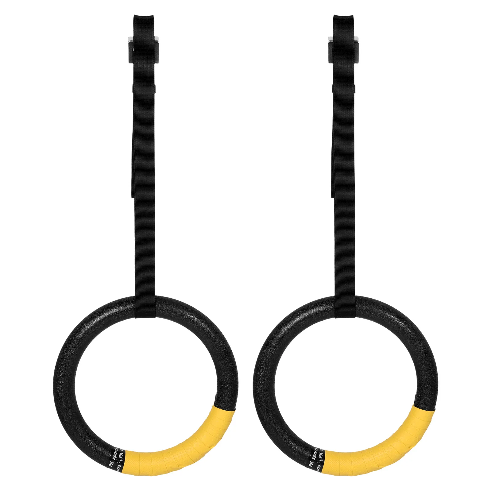 

1 Pair Gymnastics Calisthenics With Straps Durable Adjustable Fitness Rings For Pull Up Indoor Workout Home Gym Heavy Duty