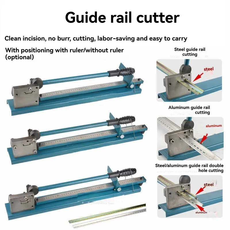 Din Rail Cutter Track Cutting Machine Air Opening Card Track Cutting Machine Quick Guide Cutter DC-35 SC-01