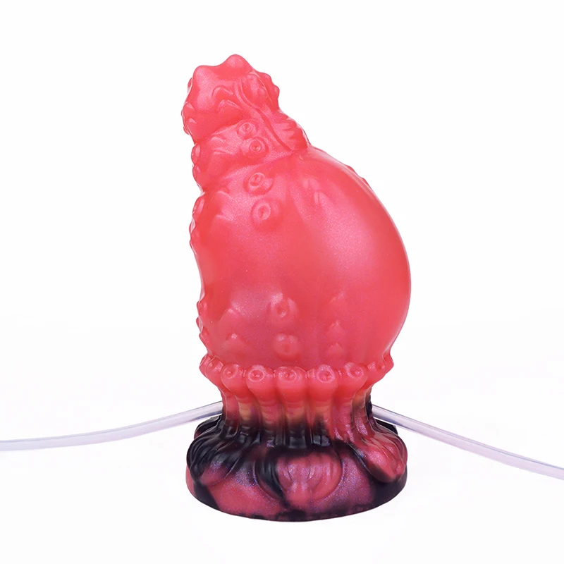 14.8*6.3cm Tower Coral Cthulhu Tentacle Style Inflatable Anal Plug Butt Dildo Squirt Dick Women Masturbator Sex Toys for Pussy