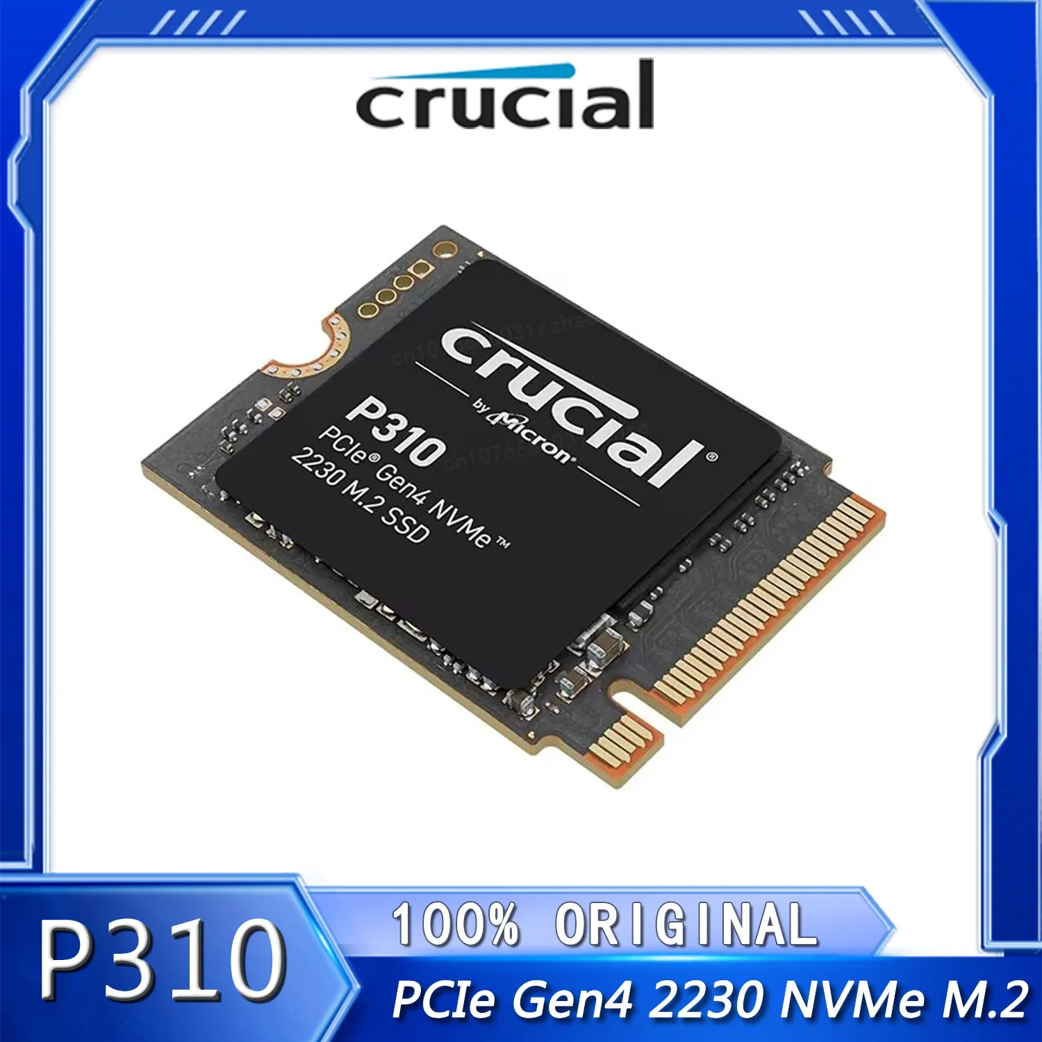 Внутренний твердотельный накопитель Crucial P310 1 ТБ, 2 ТБ M.2 2230 NVMe PCIe Gen4, совместимый с SteamDeck ASUS ROG Ally MSI Claw и Microsoft Surface