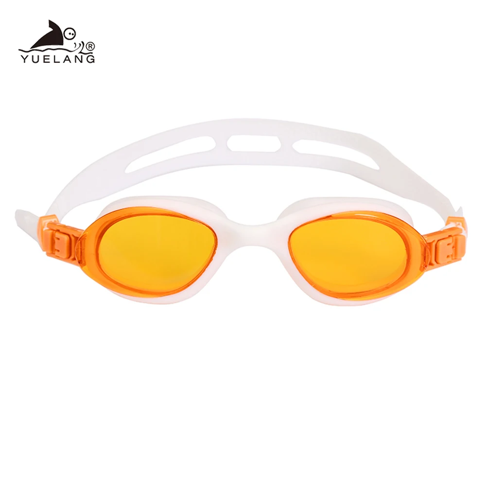 Gafas de natación para niños, lentes de buceo antivaho, ajustables, con hebilla de tracción, deportivas, profesionales, de silicona