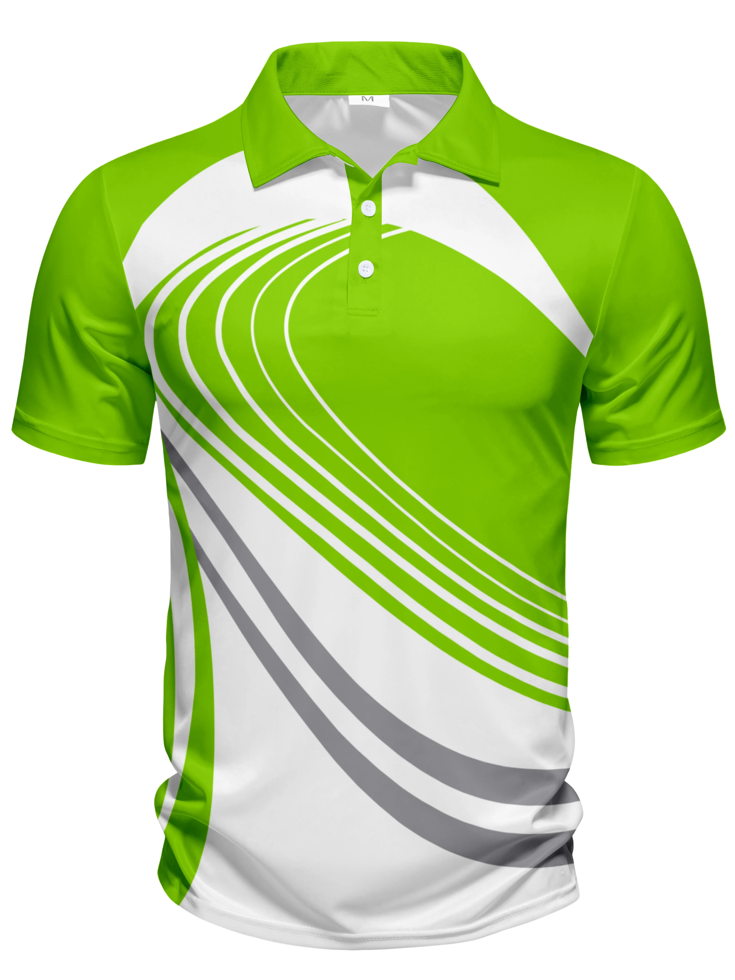New Men's Summer Collection Polo Casual Digital Printed Polo Personalized Collar Suggested Machine Wash