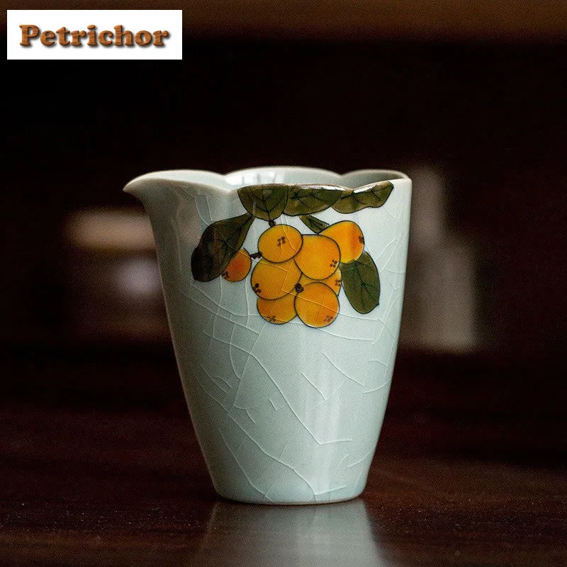 

200 мл ручной рисованный кувшин для чая, наливной чай, диспенсер для ча-хай, чашка для справедливости, кружка для напитков, украшения, принадлежности