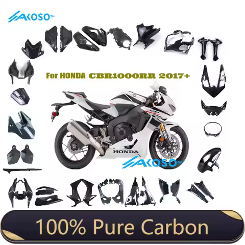 100% Full Carbon Fiber Motorcycle Full Fairing Kits For Honda CBR1000RR 2017 2018 2019 2020 2021 2022 2023 2024 2025
