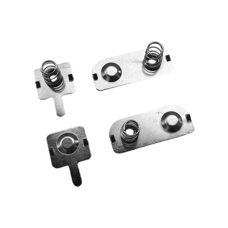  4Pcs Battery Holder Springs Manganese Steel Material Single Bipolar Sheet