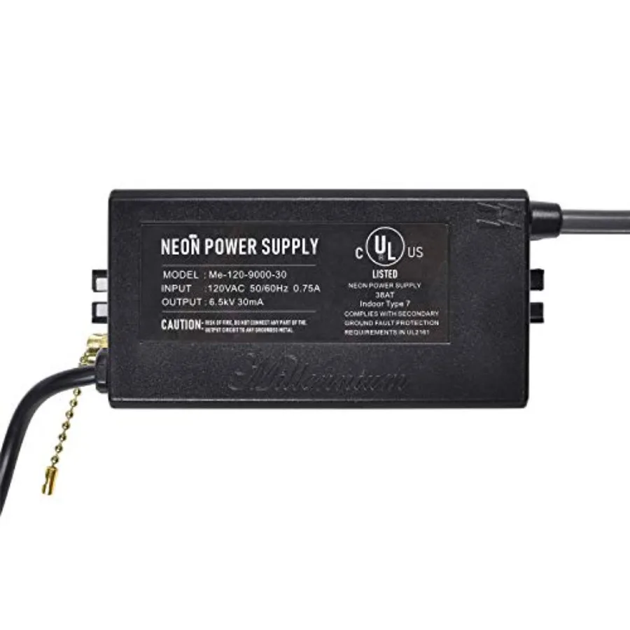

UL 6.5KV Neon Sign Transformer for Neon Signs Light Power Supply 120V AC 50/60HZ