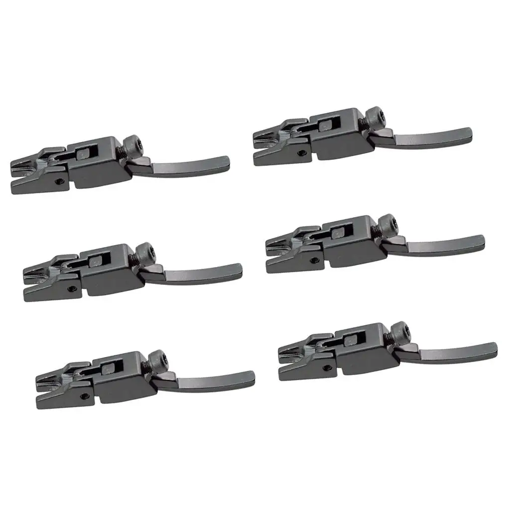 Double Locking Guitar Bridge Roller Saddles Black Zinc Alloy Replacement Guitar Accessories for Electric Guitar
