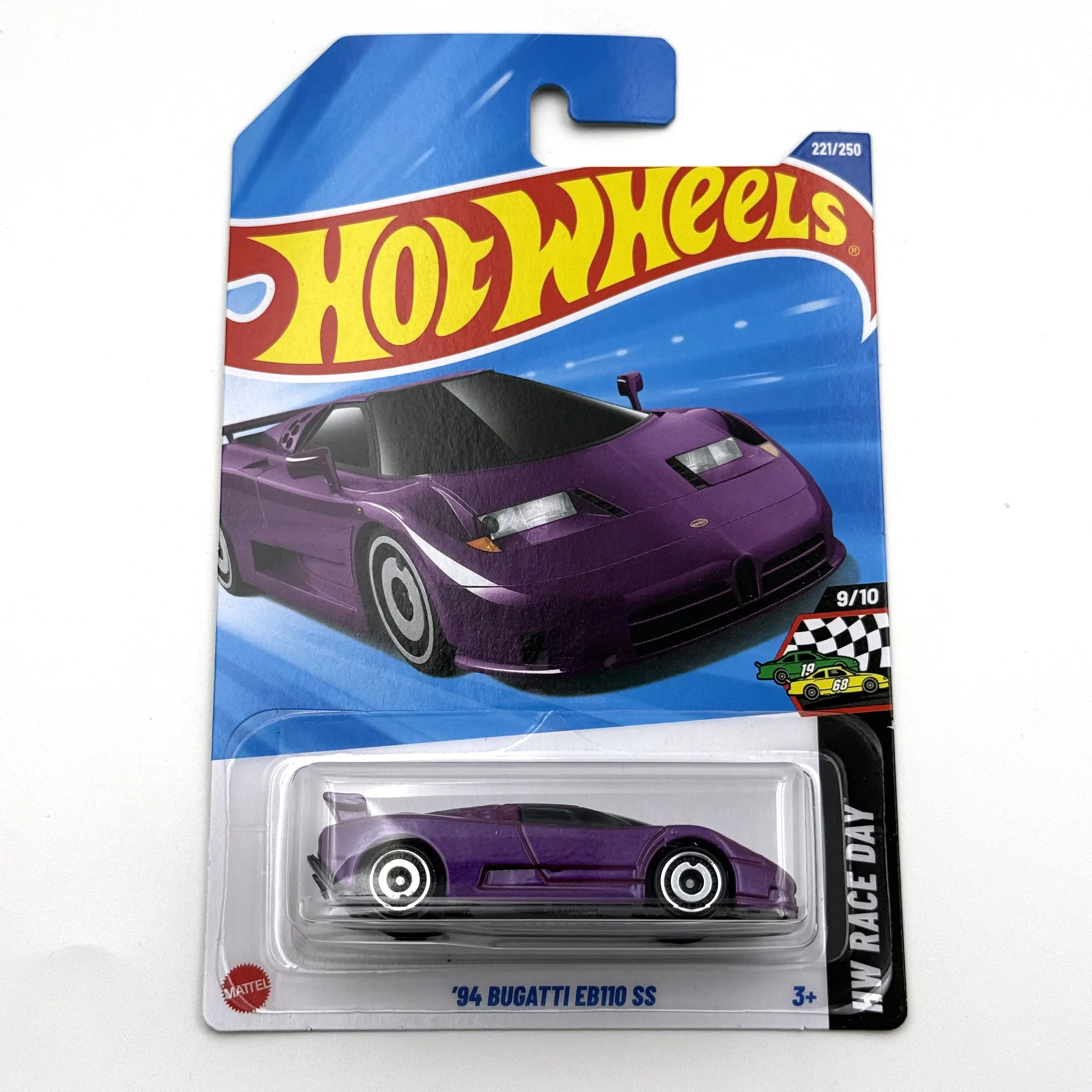 

2025-221 Hot Wheels Cars '94 Bugatti EB110 SS 1/64 Коллекция металлических литых моделей игрушечных транспортных средств