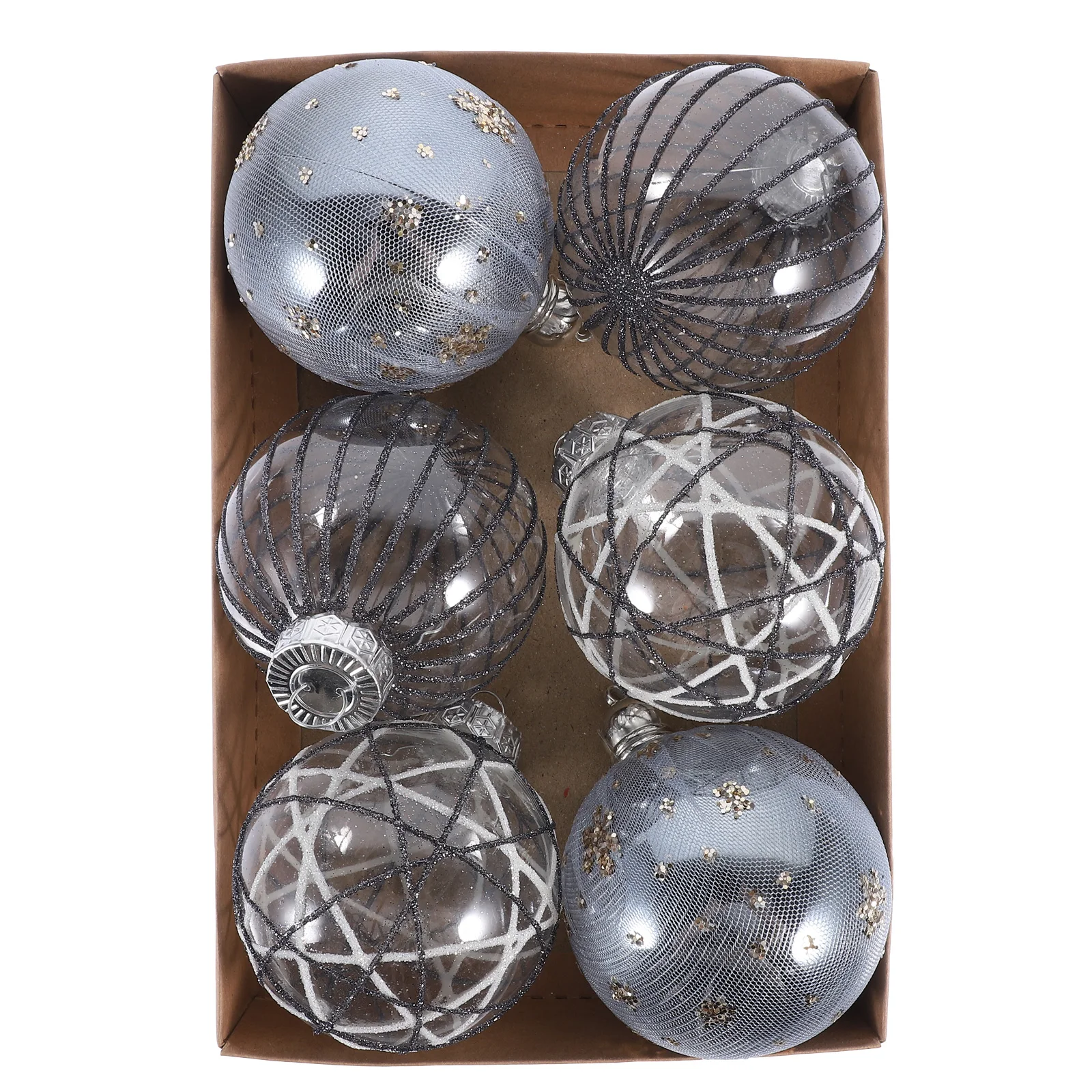

6pcs Christmas Ball Decorations Color Frosted Plastic Ornaments for Tree Holiday Christmas Decoration Props DIY