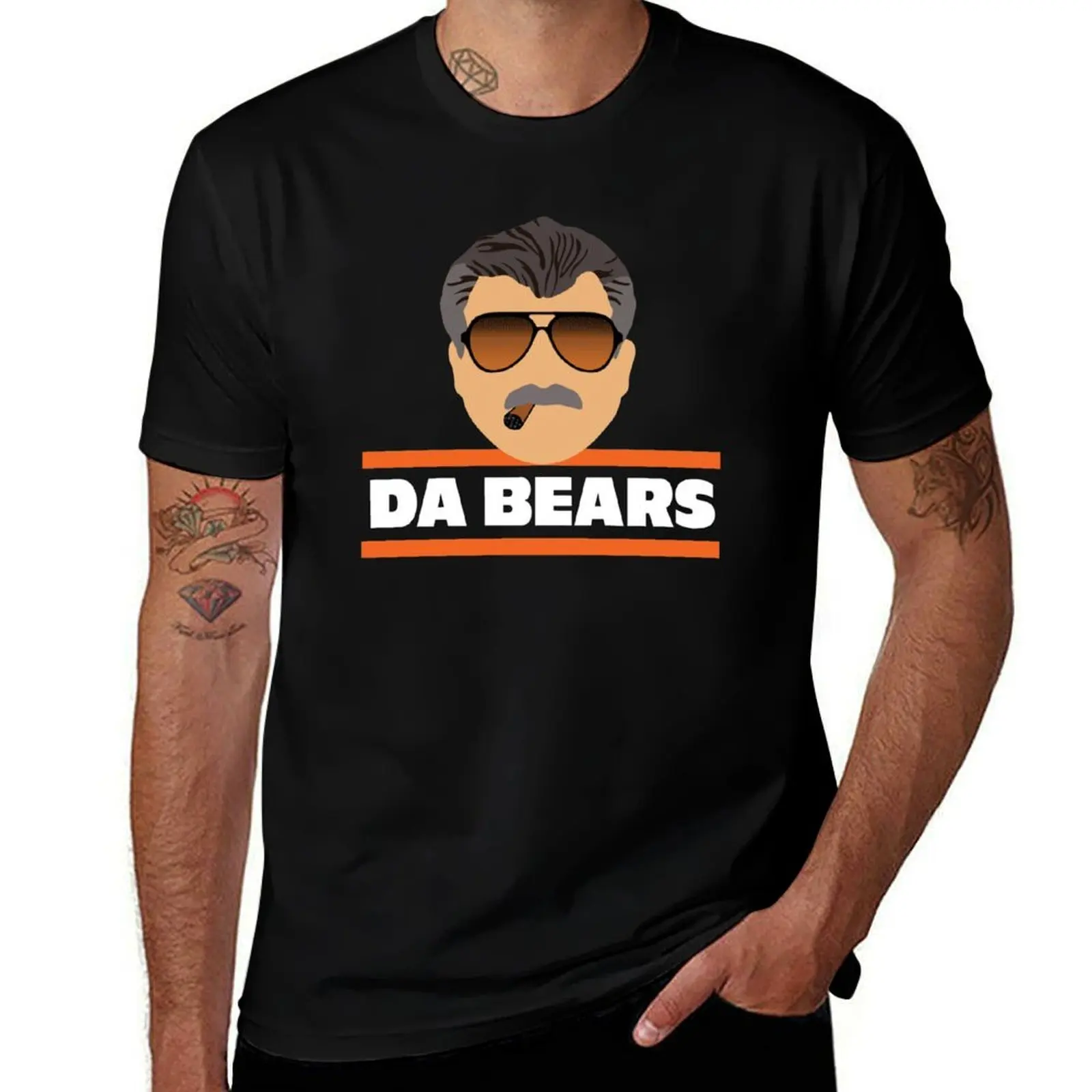 Da Bears Ditka T-Shirt Lightweight Print T-Shirt
