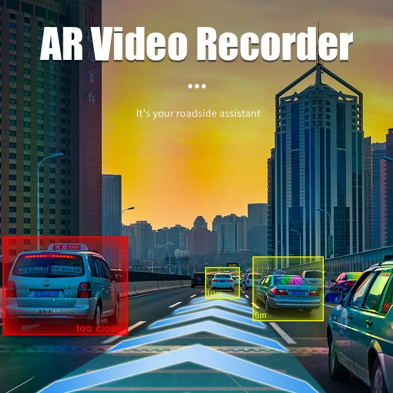 جانسايت USB سيارة ADAS DVR 1080P كامل HD داش كاميرا كاميرا للسيارات DVD أندرويد لاعب الملاحة سماعات الرأس نظام إنذار صوتي فيديو #5