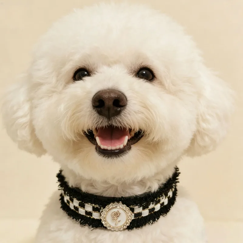 

Adjustable Vintage Cat Dog Collar, Retro Pet Necklace for Small Dogs Cats, Fashionable Cute Puppy Kitten Accessories Jewelry