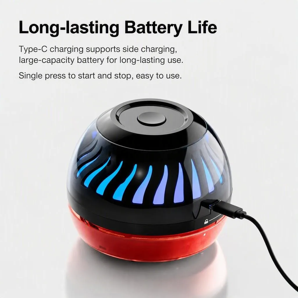 New DSPIAE HC-W Portable Tabletop Vacuum Cleaner with RGB Light Mini Desktop Dust Collector for Model Trimming Residue Cleaning