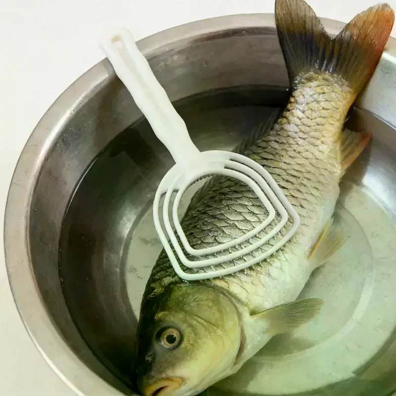 /PFU/Tool Plastic Meat Scraper Handhold Manual Fish Scales White Bone Scraper Kitchen Bone Dust Scraper Bone Scraper Meat