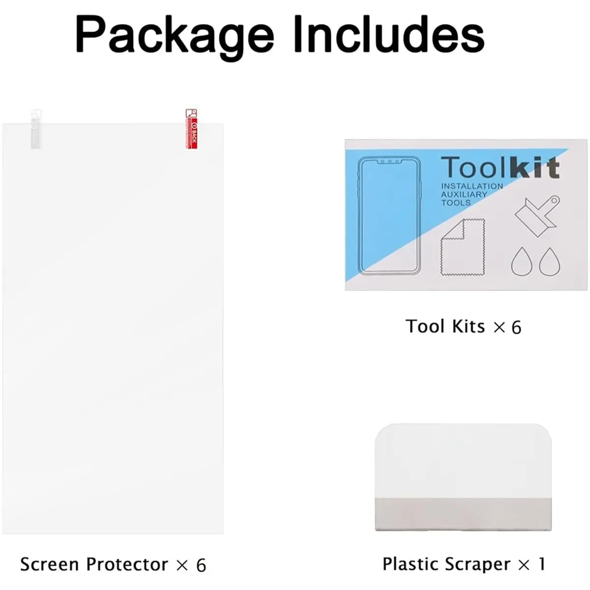 L70A 6PCS Screen Protector for ELEGOO Saturn 3 Ultra 8K 12K Saturn 4 LCD Resin 3D Printer Anti Scratch Protective Film