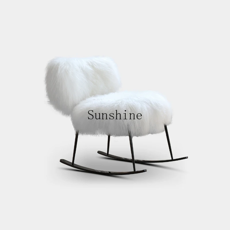 

Nordic style dressing chair Italian light luxury balcony living room hair leisure single chair