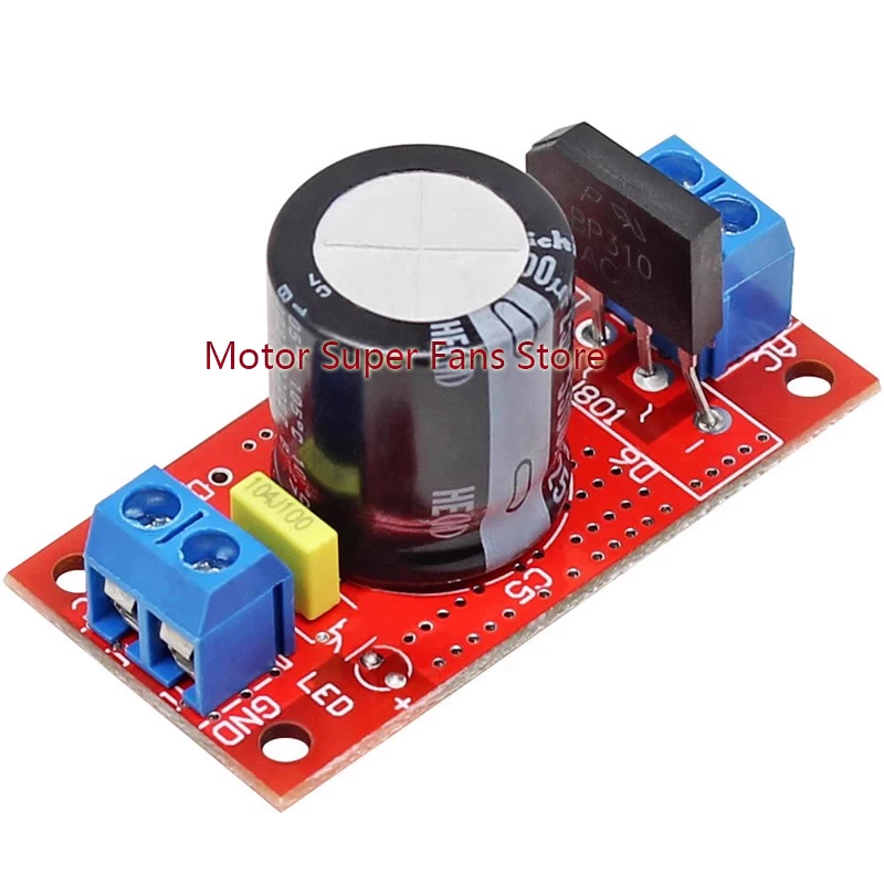 

Rectifier Filter Power Supply Board 3A/8A Rectifier With LED Indicator AC to DC Transformer AC to DC Single Power Supply Board