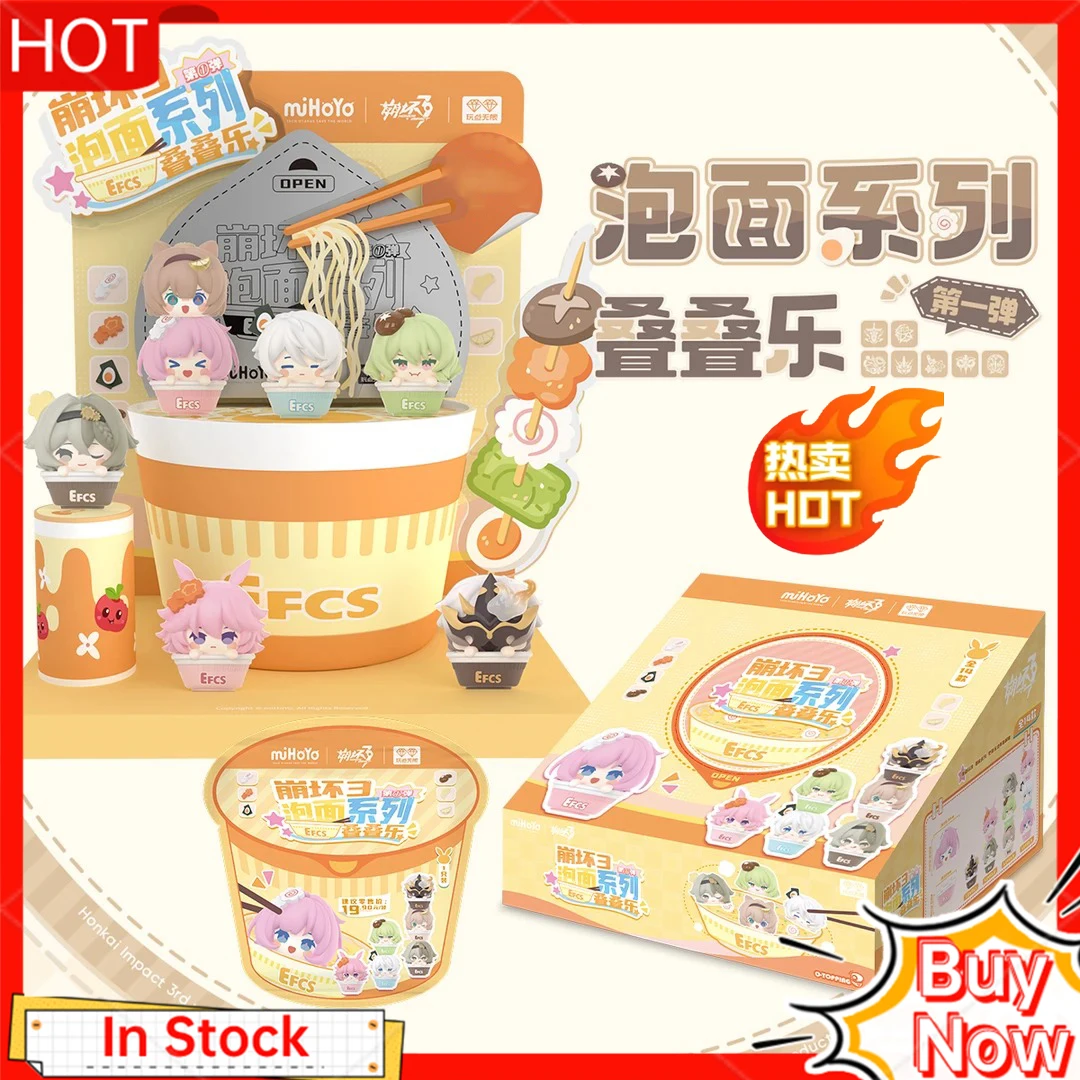 

miHoYo Honkai Impact 3rd Instant Noodle Series Stackable Blind Box Anime Peripheral Collectible Figures Toys for Fans